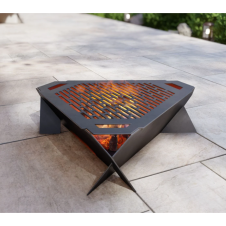 Izgaralı ATeş çukuru mangal 