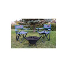 Izgaralı Ateş Çukuru& Barbekü - Taşınabilir Boy-bahçe Şöminesi-kamp Ateşi-odun, Kömür Yakıtlı