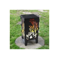 ANKA KUŞU Desenli Dekoratif Mangal Portatif Ateş Çukuru