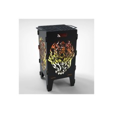 Kaplan Desenli Dekoratif Mangal, Portatif Ateş Çukuru