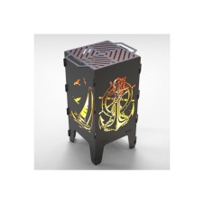 Ateş Çukuru Çapa ve YELKENLİ Desenli Dekoratif Mangal