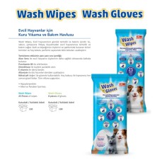 WASH GLOWES (EVCİL HAYVAN KURU YIKAMA BAKIM KESESİ)