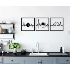 Kahve Aşkı Duvar Tablosu 